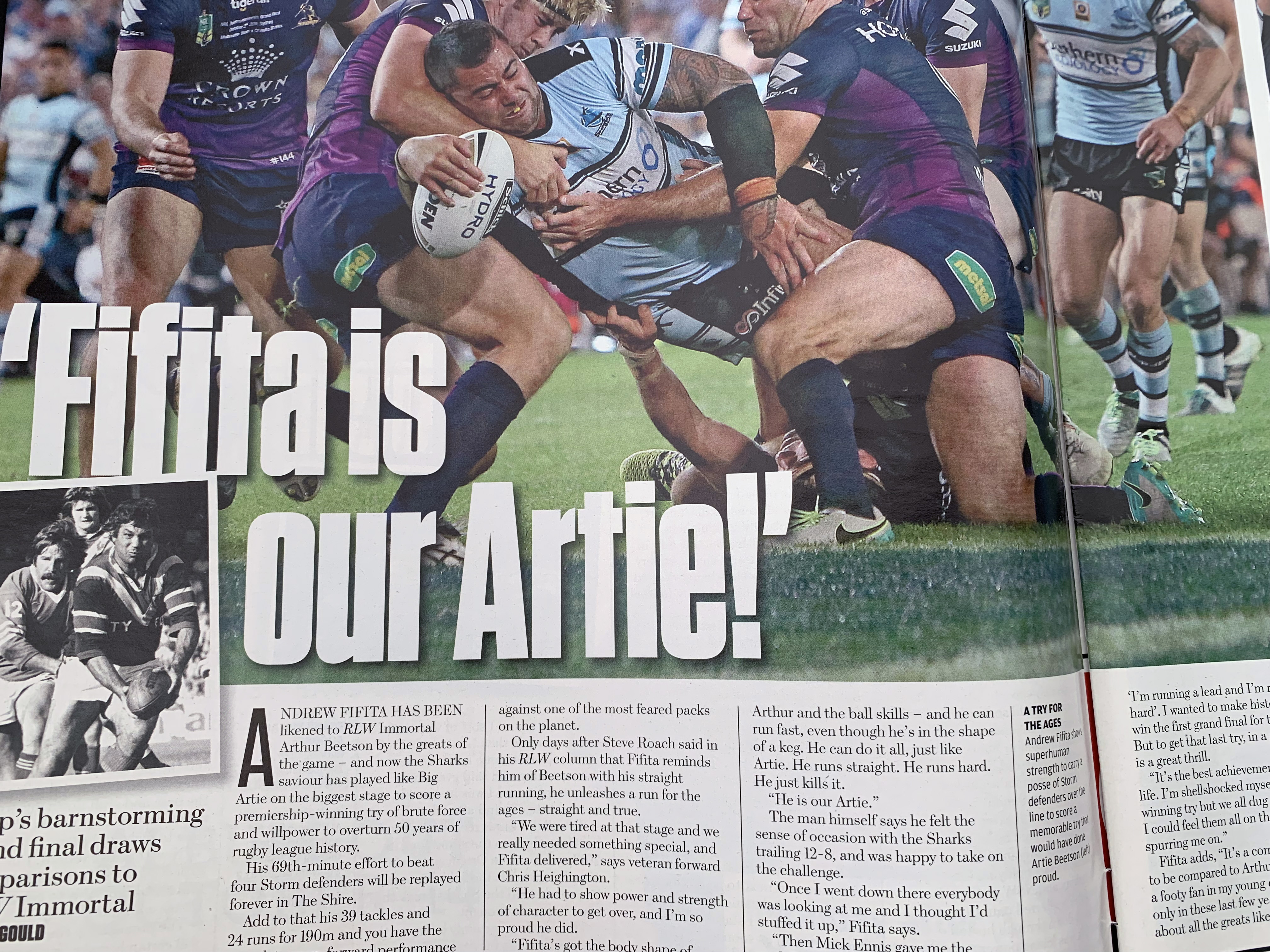 Fifita is our Artie!